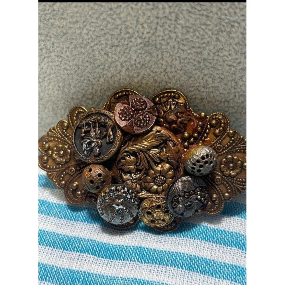 #17.  Steampunk-style Brooch